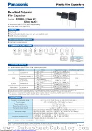 ECQU2A682ML datasheet pdf Panasonic