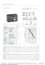 UP-PW1245 datasheet pdf Panasonic