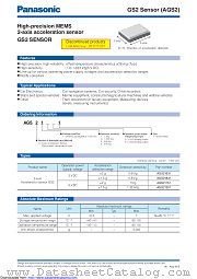 AGS21351 datasheet pdf Panasonic