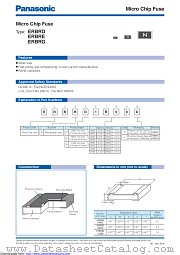 ERBRG1R50V datasheet pdf Panasonic
