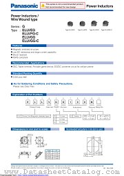 ELLVEG3R3N datasheet pdf Panasonic