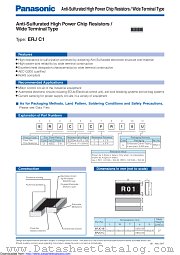 ERJC1CFR03U datasheet pdf Panasonic