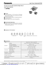 EVPAE datasheet pdf Panasonic