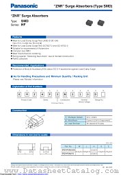 ERZHF2M220D datasheet pdf Panasonic