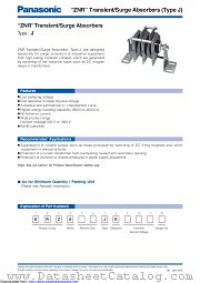 ERZA80JK122 datasheet pdf Panasonic