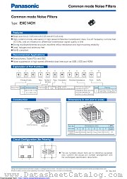 EXC14CH350U datasheet pdf Panasonic