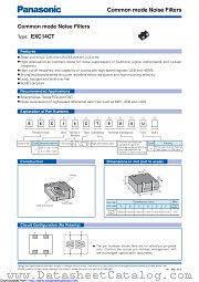 EXC14CT500U datasheet pdf Panasonic