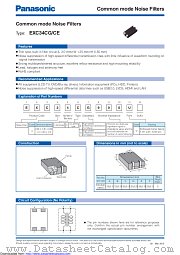 EXC34CG900U datasheet pdf Panasonic