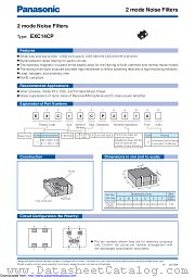 EXC14CP121U datasheet pdf Panasonic