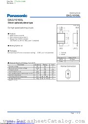 DA2J10100L datasheet pdf Panasonic