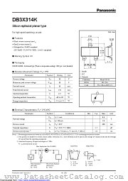 DB3X314K0L datasheet pdf Panasonic