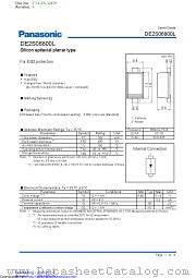 DE2S06800L datasheet pdf Panasonic