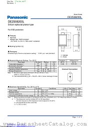 DE2S08200L datasheet pdf Panasonic