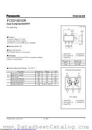 FC5516010R datasheet pdf Panasonic