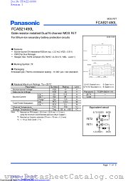 FCAB21490L datasheet pdf Panasonic
