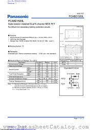 FCAB21520L datasheet pdf Panasonic