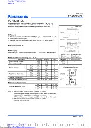FCAB22510L datasheet pdf Panasonic