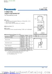 FJ4B01100L datasheet pdf Panasonic