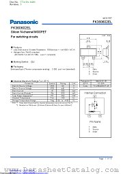 FK360602EL datasheet pdf Panasonic