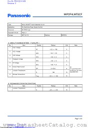 MIP2P4LMTSCF datasheet pdf Panasonic
