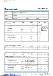 MIP5340MTSCF datasheet pdf Panasonic