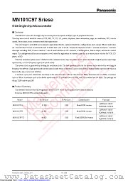MN101CF97D datasheet pdf Panasonic