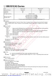 MN101CFA3G datasheet pdf Panasonic