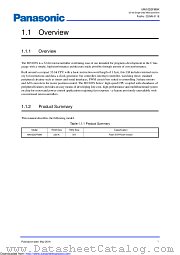 MN103SFM9K datasheet pdf Panasonic