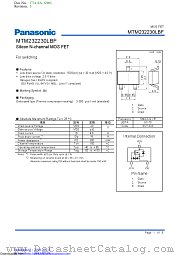 MTM232230LBF datasheet pdf Panasonic