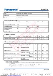 PNA4U73F datasheet pdf Panasonic