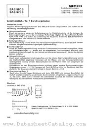 SAS560S datasheet pdf Siemens