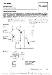 TCA325A datasheet pdf Siemens