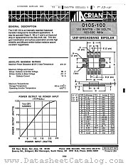 0105-100 datasheet pdf Acrian