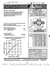 0105-12-2 datasheet pdf Acrian