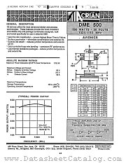 DME500-2 datasheet pdf Acrian