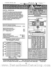 TAN250A-3 datasheet pdf Acrian