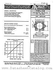 VMIL100-2 datasheet pdf Acrian