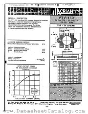 VTV-150-2 datasheet pdf Acrian