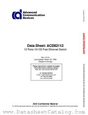 ACD82112 datasheet pdf Advanced Communication Devices