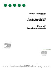 AHA4210A-062PJC datasheet pdf Advanced Hardware Architectures