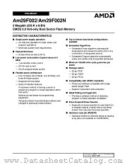 AM29F002T-70PJIB datasheet pdf Advanced Micro Devices