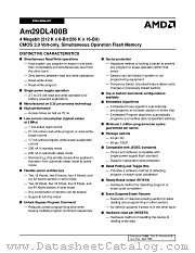 AM29LV400BT-120SIB datasheet pdf Advanced Micro Devices