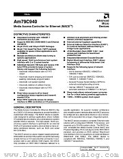 AM79C940VC datasheet pdf Advanced Micro Devices