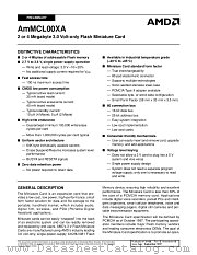 AMMCL004AWP-150I datasheet pdf Advanced Micro Devices