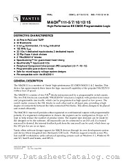 MACH111-10JI datasheet pdf Advanced Micro Devices