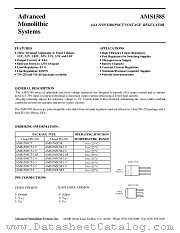 AMS1585CM-2.5 datasheet pdf Advanced Monolithic Systems
