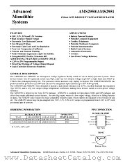AMS2950ACN-2.5 datasheet pdf Advanced Monolithic Systems