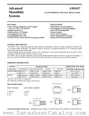 AMS317CT-3.3 datasheet pdf Advanced Monolithic Systems