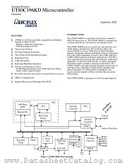 UT80C196KD-WCX datasheet pdf Aeroflex Circuit Technology