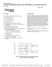5962G0153701QXX datasheet pdf Aeroflex Circuit Technology